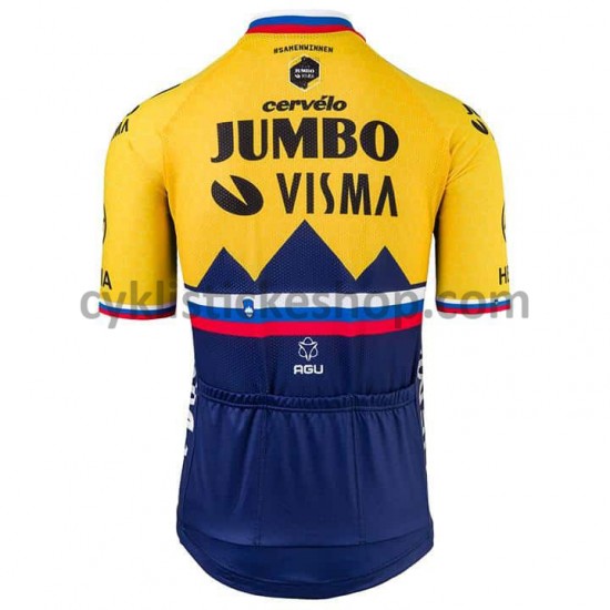Cyklistický BIB Komplet 2021 Team Jumbo-Visma M002