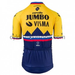 Cyklistický Dres s Krátkým Rukávem 2021 Team Jumbo-Visma M002