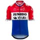 Cyklistický Dres s Krátkým Rukávem 2021 Team Jumbo-Visma M004
