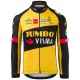 Cyklistický Dres s Dlouhými Rukávy 2021 Team Jumbo-Visma M005