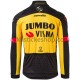 Cyklistický Dres s Dlouhými Rukávy 2021 Team Jumbo-Visma M005
