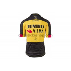 Cyklistický Dres s Krátkým Rukávem 2021 Team Jumbo-Visma M005