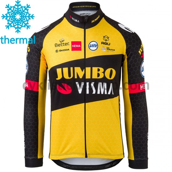 Thermo Cyklistický Dres 2021 Team Jumbo-Visma M005