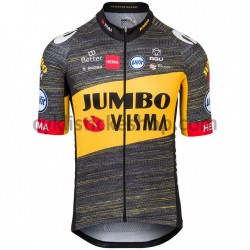 Cyklistický Dres s Krátkým Rukávem 2021 Team Jumbo-Visma M006