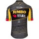 Cyklistický Dres s Krátkým Rukávem 2021 Team Jumbo-Visma M006
