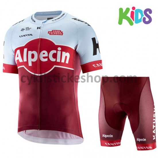 Cyklistický Komplet 2018 Team Katusha Alpecin Dětský M001