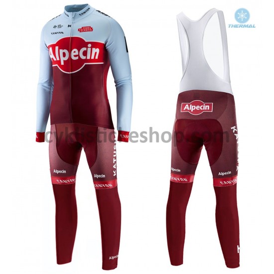 Cyklistický Bib Thermo Set 2018 Team Katusha-Alpecin M001