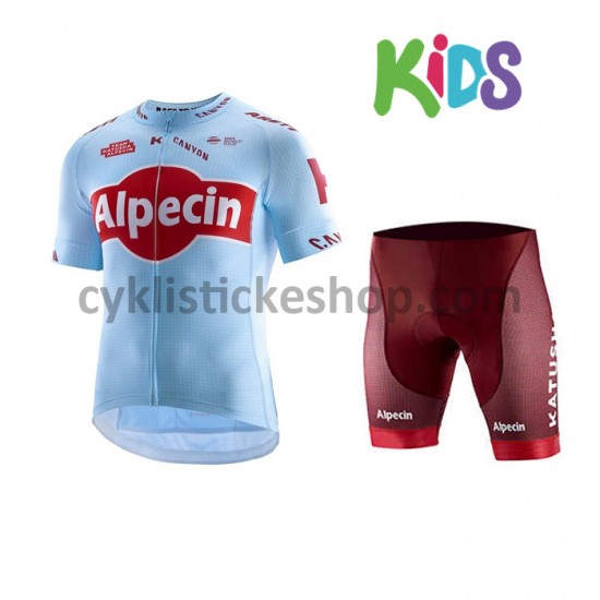 Cyklistický Komplet 2019 Team Katusha Alpecin Dětský M001