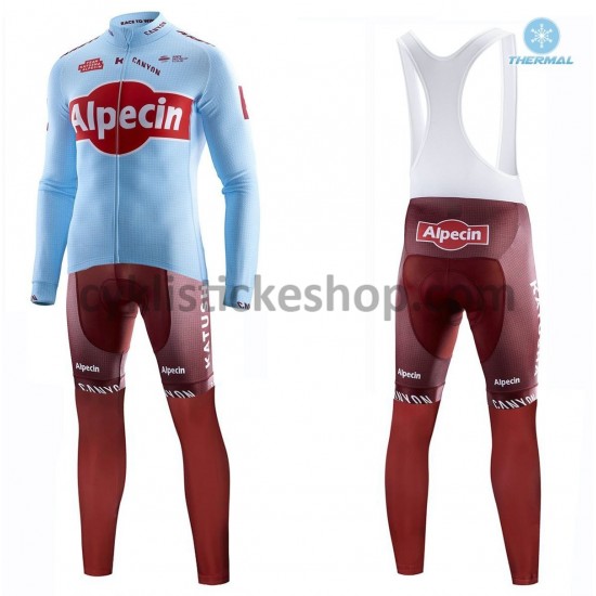 Cyklistický Bib Thermo Set 2019 Team Katusha Alpecin M001