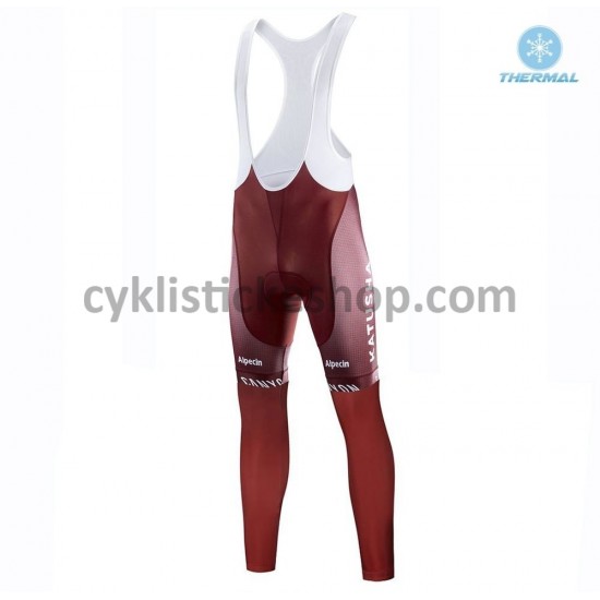Thermo Cyklistické Kalhoty Bib 2019 Team Katusha Alpecin M001