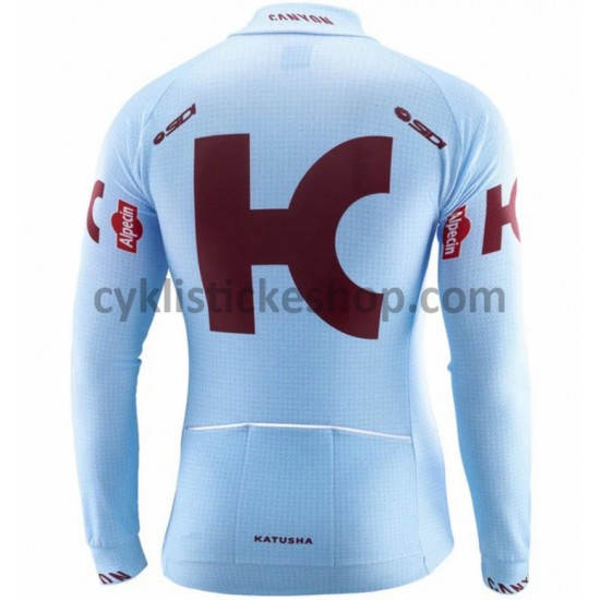 Cyklistický Dres s Dlouhými Rukávy 2019 Team Katusha Alpecin M001