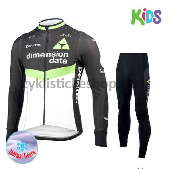 Cyklistický Thermo Set 2017 Dimension Data Dětský M001
