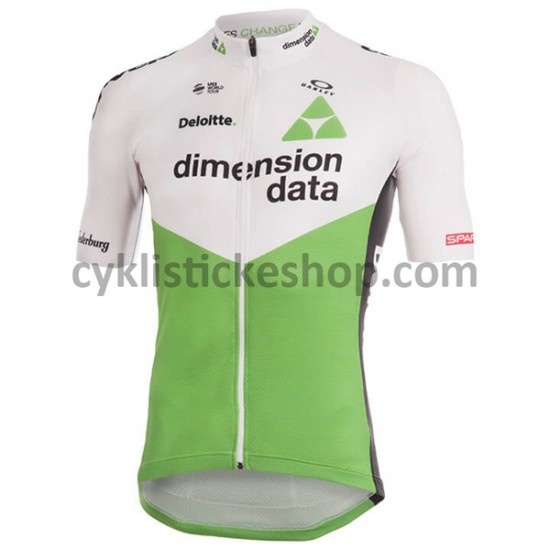 Cyklistický Dres s Krátkým Rukávem 2018 Dimension Data M001