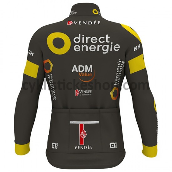 Cyklistický Dres s Dlouhými Rukávy 2017 Direct Energie M001