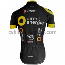 Cyklistický Dres s Krátkým Rukávem 2018 Direct Energie M001