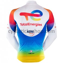 Cyklistický Dres s Dlouhými Rukávy 2021 Team TotalEnergies M003