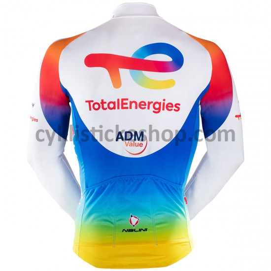Cyklistický Dres s Dlouhými Rukávy 2021 Team TotalEnergies M003