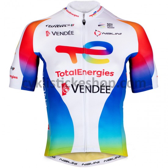 Cyklistický Dres s Krátkým Rukávem 2021 Team TotalEnergies M003