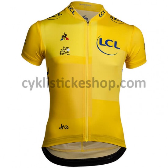 Cyklistický Dres s Krátkým Rukávem 2018 Tour De France M001