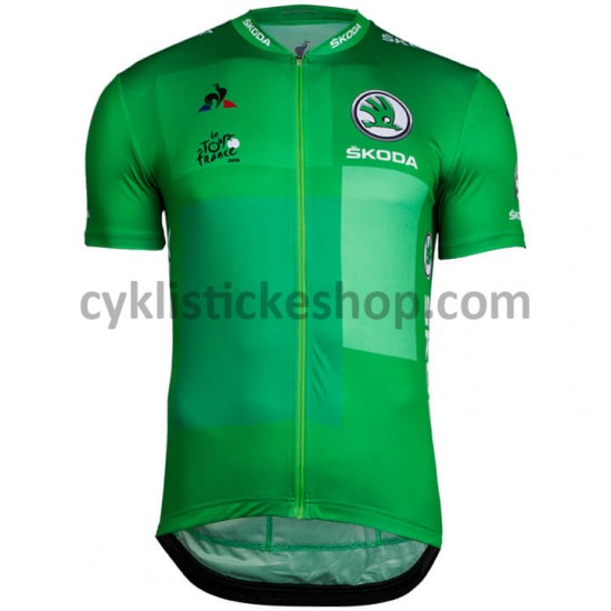 Cyklistický Dres s Krátkým Rukávem 2018 Tour De France M002