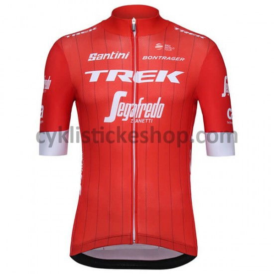 Cyklistický Dres s Krátkým Rukávem 2018 Trek-Segafredo M001