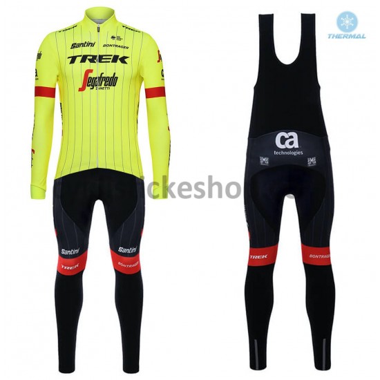 Cyklistický Bib Thermo Set 2018 Trek-Segafredo M002