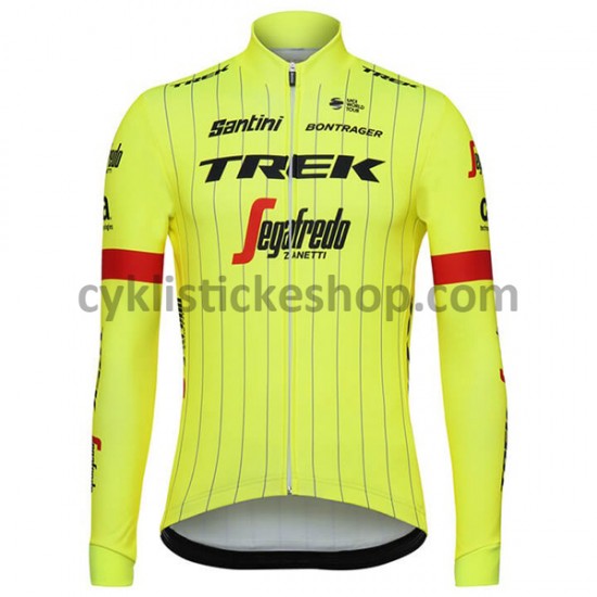 Cyklistický Dres s Dlouhými Rukávy 2018 Trek-Segafredo M002