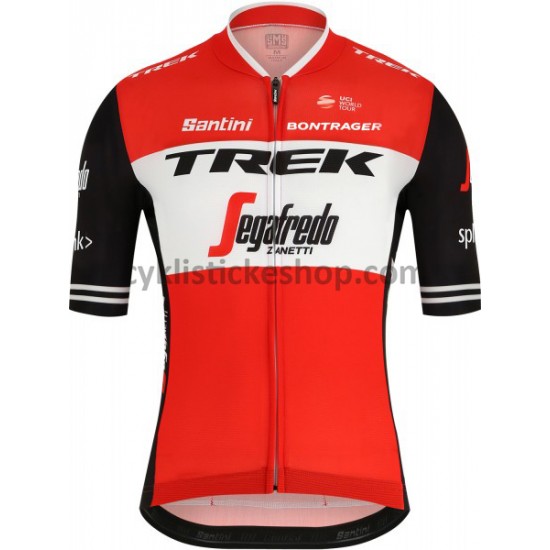 Cyklistický Dres s Krátkým Rukávem 2019 Trek-Segafredo M001