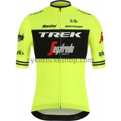 Cyklistický Dres s Krátkým Rukávem 2019 Trek-Segafredo M002