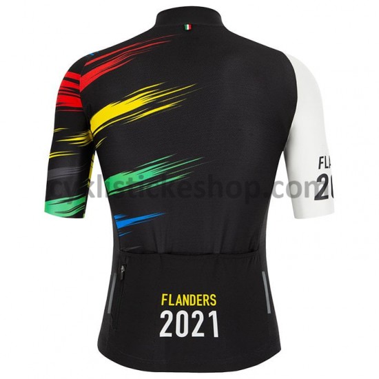 Cyklistický Dres s Krátkým Rukávem 2021 UCI World Champion M002
