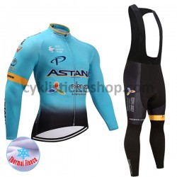 Cyklistický Bib Thermo Set 2017 Astana Pro Team Dámská M001