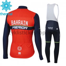 Cyklistický Bib Thermo Set 2017 Bahrain Merida Dámská M001