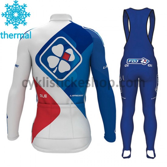 Cyklistický Bib Thermo Set 2017 FDJ Dámská M001