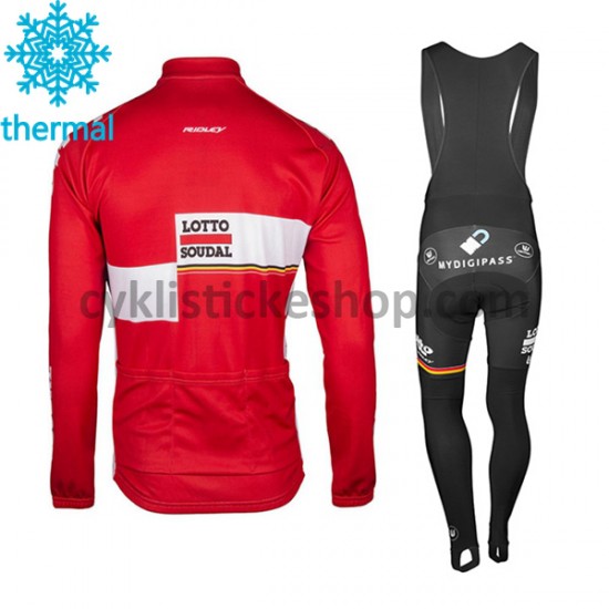 Cyklistický Bib Thermo Set 2017 Lotto Soudal Dámská M001