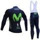 Cyklistický Bib Set 2017 Movistar Team Dámská M001