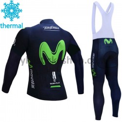 Cyklistický Bib Thermo Set 2017 Movistar Team Dámská M001