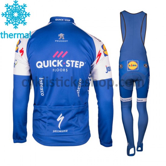 Cyklistický Bib Thermo Set 2017 Quick-Step Floors Dámská M001