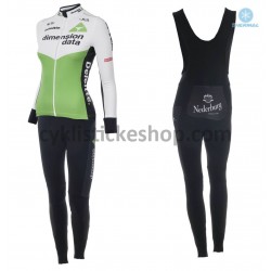 Cyklistický Bib Thermo Set 2018 Dimension Data Dámská M001