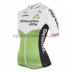 Cyklistický Dres s Krátkým Rukávem 2018 Dimension Data Dámská M001
