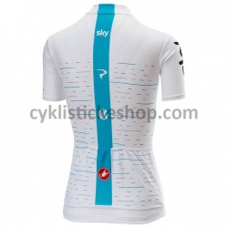 Cyklistický Dres s Krátkým Rukávem 2018 Team Sky Dámská M001