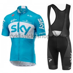 Cyklistický BIB Komplet 2018 Team Sky Dámská M002