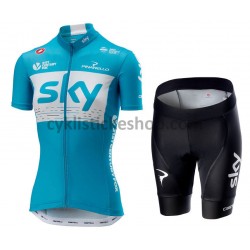 Cyklistický Komplet 2018 Team Sky Dámská M002