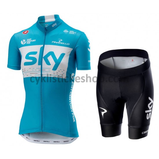 Cyklistický Komplet 2018 Team Sky Dámská M002