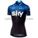 Cyklistický Dres s Krátkým Rukávem 2019 Team Sky Dámská M001