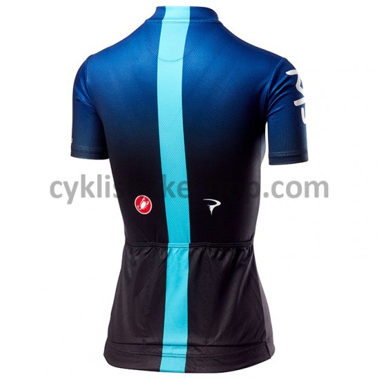 Cyklistický Dres s Krátkým Rukávem 2019 Team Sky Dámská M001