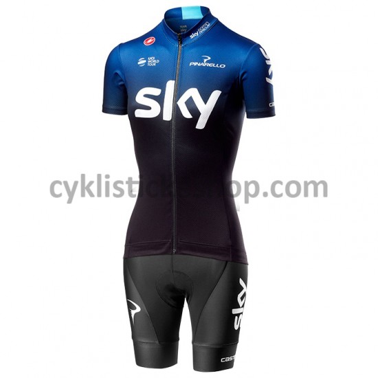 Cyklistický Komplet 2019 Team Sky Dámská M001
