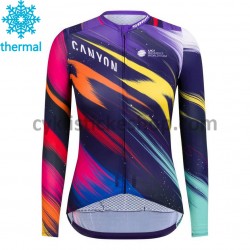 Thermo Cyklistický Dres 2020 Canyon–SRAM Dámská M001