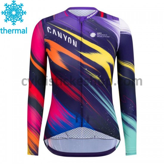 Thermo Cyklistický Dres 2020 Canyon–SRAM Dámská M001