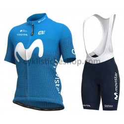 Cyklistický BIB Komplet 2021 Movistar Team Dámská M001