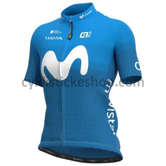 Cyklistický BIB Komplet 2021 Movistar Team Dámská M001